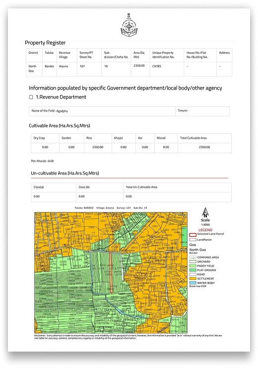 Goa Property Register