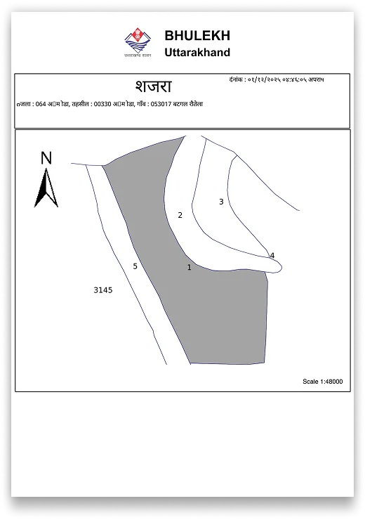 UttaraKhand Plot Map