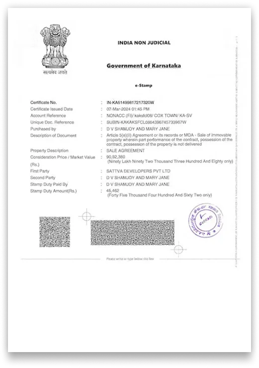 Karnataka E-stamp Online