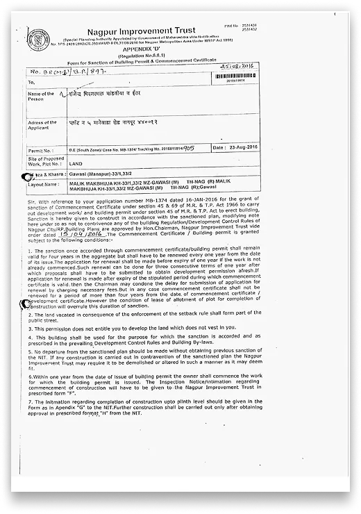 Maharashtra Building Permit