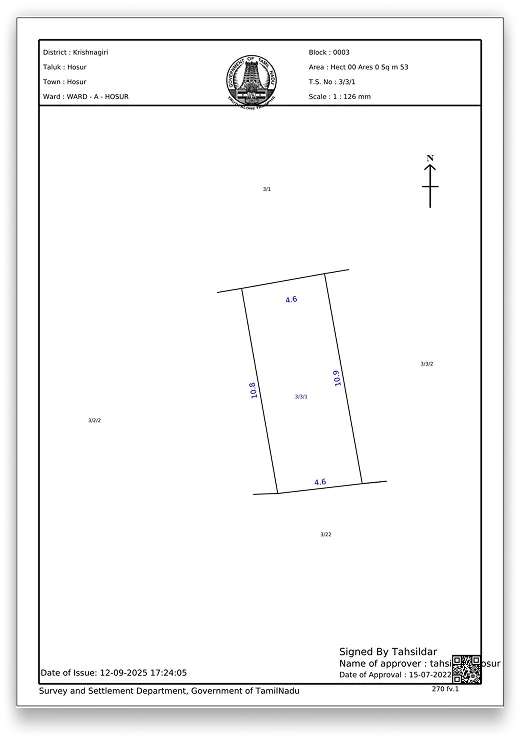 Tamil Nadu TSLR Sketch