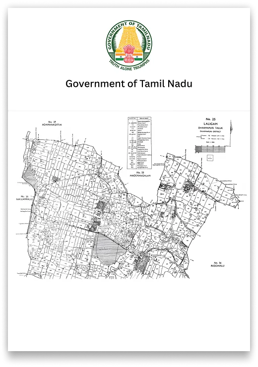 Tamil Nadu Village/Survey Map