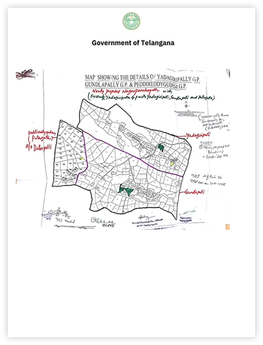 TG Village/Survey Map