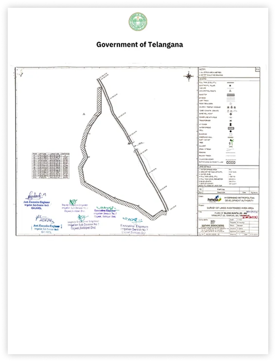 Telangana Hydra/FTL Maps