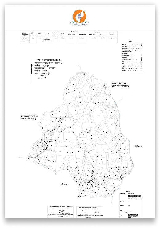 Tripura Village Map